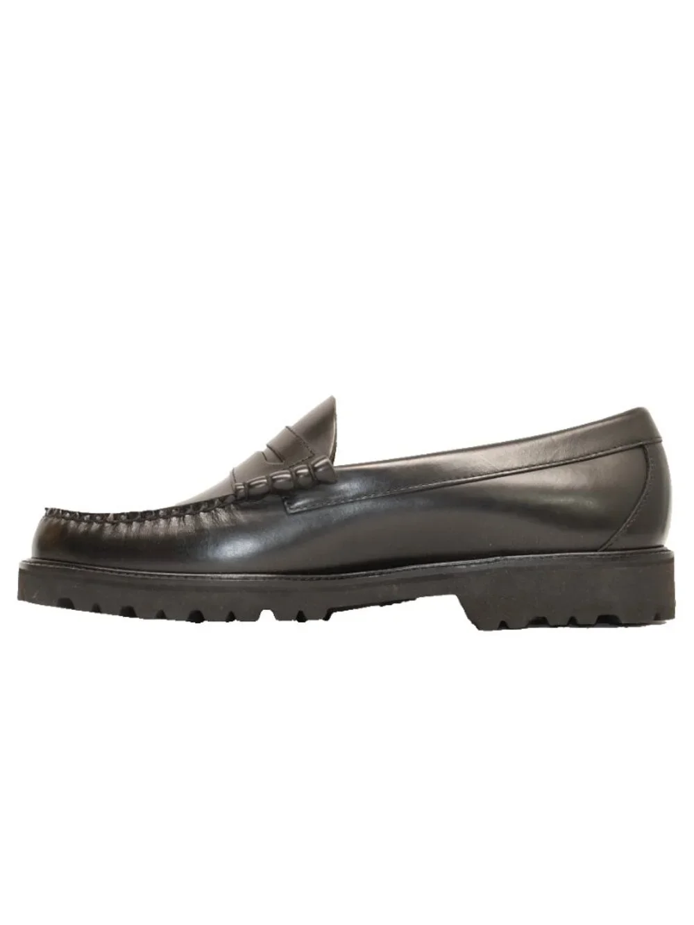New! GH Bass Mens Larson Lug Weejuns® Penny Loafer Black 12W DD548 45W EU